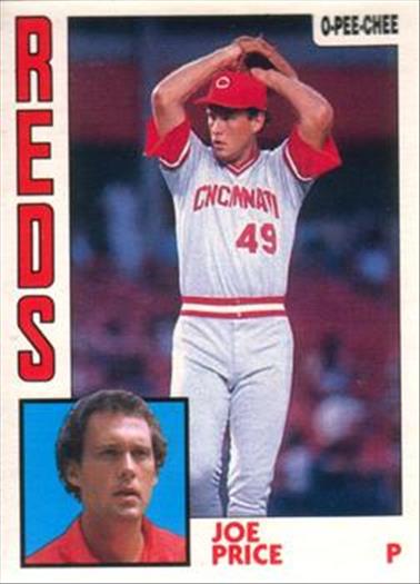 1984 O-Pee-Chee Baseball Cards 159     Joe Price